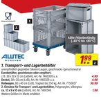 Rollwagen im toom Baumarkt Prospekt Eurobehälter von ALUTEC MÜNCHEN im aktuellen toom Baumarkt Prospekt für 1,99 €