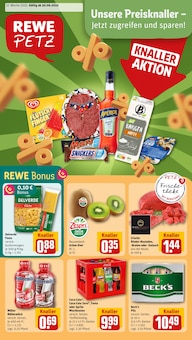 REWE Prospekt Burkau "Dein Markt" mit 34 Seiten