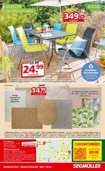 Teppichboden im Segmüller Prospekt "Gartenmöbel Fachzentrum" mit 24 Seiten (Ingolstadt)