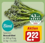 Broccoli Bimi von Bimi für 2,22 € bei REWE im Angebot Broccoli Bimi von Bimi im aktuellen REWE Prospekt