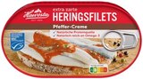 Aktuelle Fisch Angebote bei REWE in Jena Aktuelles extra zarte Heringsfilets Pfeffer-Creme Angebot bei REWE in Jena ab 1,11 €