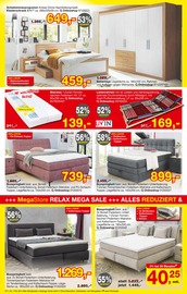 Matratze im Opti-Megastore Prospekt in Suhl Aktueller Opti-Megastore Prospekt mit Matratze, "Mega Relax Sale", Seite 6