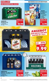 Veltins im Kaufland Prospekt "EXTRA-ANGEBOTE" mit 8 Seiten (Göttingen)