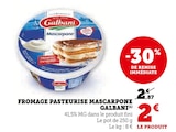 Fromage pasteurise mascarpone - Galbani en promo chez U Express Fromage pasteurise mascarpone - Galbani dans le catalogue U Express