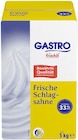 Frischli frische Schlagsahne von Gastro für 19,89 € bei METRO im Angebot Frischli frische Schlagsahne von Gastro im aktuellen METRO Prospekt