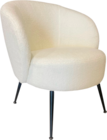 Fauteuil bouclette Actuel - ACTUEL en promo chez Auchan Hypermarché Angers à 74,99 €