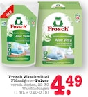 Sensitiv-Waschmittel Flüssig Aloe Vera Angebote von Frosch bei E center Baden-Baden für 4,49 €