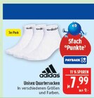 Unisex Quartersocken Angebote von adidas bei Marktkauf Hof für 7,99 €