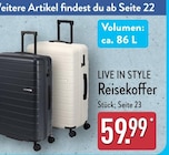 Reisekoffer Angebote von LIVE IN STYLE bei ALDI Nord Frankfurt für 59,99 €