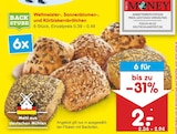Weltmeister-, Sonnenblumen-, und Kürbiskernbrötchen Angebote von Backstube bei Netto Marken-Discount Nordhorn für 2,00 €