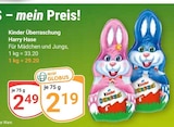 Überraschung Harry Hase Angebote von Kinder bei GLOBUS Erfurt für 2,19 €