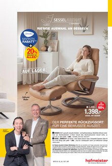 Fernsehsessel im aktuellen hofmeister Prospekt (Stuttgart) Fernsehsessel im hofmeister Prospekt "WENN DIE WELT KOPF STEHT ZÄHLEN VERLÄSSLICHKEIT & MARKENQUALITÄT" mit 12 Seiten (Stuttgart)