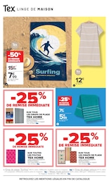 Offre Drap Plage dans le catalogue Carrefour du moment à la page 4