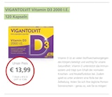 Vitamin D3 2000 I.E. von VIGANTOLVIT für 13,99 € bei LINDA Premiumapotheke im Angebot Vitamin D3 2000 I.E. von VIGANTOLVIT im aktuellen LINDA Premiumapotheke Prospekt