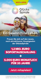 Westlotto Prospekt für Hiddenhausen mit 1 Seite Westlotto Prospekt für Hiddenhausen: "Ein Gewinn fürs Leben.", 1 Seite, 09.06.2025 - 15.06.2025