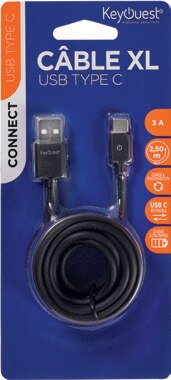Câble usb / usb type c xl - Office DEPOT à La Courneuve Câble usb / usb type c xl en promo chez Office DEPOT La Courneuve à 9,95 €