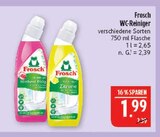 Himbeer-Essig WC-Reiniger Angebote von Frosch bei Marktkauf Bautzen für 1,99 €