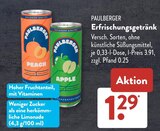 Peach oder Apple von PAULBERGER für 1,29 € bei ALDI SÜD im Angebot Peach oder Apple von PAULBERGER im aktuellen ALDI SÜD Prospekt