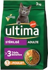 Croquettes pour chat stérilisé adulte au poulet - Ultima dans le catalogue Intermarché Hyper