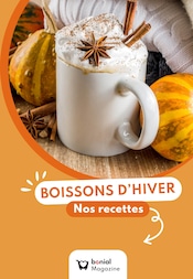 Catalogue Autres Magasins Recettes en cours à Tinténiac et alentours, "BOISSONS D'HIVER : Nos recettes", 1 page, 22/11/2024 - 19/01/2025