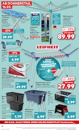 Dampfbügelstation Angebot & Preis im aktuellen Kaufland Prospekt Dampfbügelstation Angebot im aktuellen Kaufland Prospekt auf Seite 48