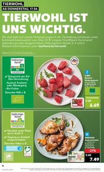 Rindfleisch im aktuellen Kaufland Prospekt (Halle (Saale)) Rindfleisch im Kaufland Prospekt "KNÜLLER" mit 56 Seiten (Halle (Saale))