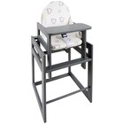 KOMBIHOCHSTUHL Grau im XXXLutz Möbelhäuser Prospekt KOMBIHOCHSTUHL Grau von My Baby Lou im aktuellen XXXLutz Möbelhäuser Prospekt für 44,99 €