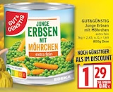 Junge Erbsen mit Möhrchen bei EDEKA im Falkensee Prospekt für 1,29 €