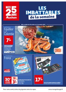 Prospectus Auchan Supermarché à La Valette-du-Var, "MES 25 JOURS AUCHAN", 36 pages de promos valables du 29/10/2024 au 03/11/2024