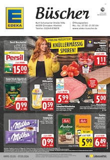 EDEKA Prospekt der Woche "Aktuelle Angebote" Seite 1, 02.03.2026 bis 07.03.2026 für Oberhausen Aktueller EDEKA Prospekt "Aktuelle Angebote" Seite 1 von 26 Seiten für Oberhausen