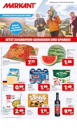 Markant Nordwest Prospekt für Lippstadt mit 12 Seiten Markant Nordwest Prospekt für Lippstadt: "DER MARKT FÜR GUTES ESSEN UND TRINKEN", 12 Seiten, 01.09.2025 - 06.09.2025