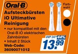 expert Arnsberg - Aufsteckbürsten iO Ultimative Reinigung Angebot im Prospekt Aufsteckbürsten iO Ultimative Reinigung bei expert im Arnsberg Prospekt für 13,99 €