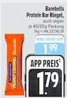 Proteinprodukte im E xpress Prospekt Protein Bar Riegel von Barebells im aktuellen E xpress Prospekt für 1,79 €