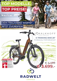 Weitere Geschäfte Prospekt von Radwelt Coesfeld Hünxe Radwelt Coesfeld Prospekt: "TOP MODELLE. TOP PREISE!", 1 Seite, 05.06.2025 - 18.06.2025