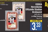 Herzstücke Offizielle Stadion Bratwurst weiß Angebote von EDEKA bei EDEKA Augsburg für 3,33 €