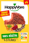STEAK VÉGÉTAL ET GOURMAND SURGELé HAPPYVORE - HAPPYVORE - Auchan Hypermarché STEAK VÉGÉTAL ET GOURMAND SURGELé HAPPYVORE - HAPPYVORE à 4,19 € dans le catalogue Auchan Hypermarché