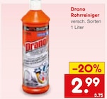 Rohrreiniger von Drano im aktuellen Netto Marken-Discount Prospekt für 2,99 €