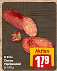 Chorizo Paprikasalami im Angebot bei REWE in Trier Chorizo Paprikasalami Angebote von El Pozo bei REWE Trier für 1,79 €