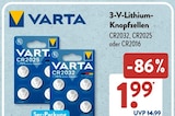CR2032 oder CR2025 oder CR2016 bei ALDI SÜD im Arnstein Prospekt für 1,99 €
