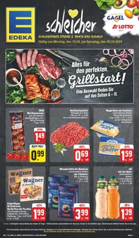 EDEKA Prospekt Wir lieben Lebensmittel! mit  Seiten