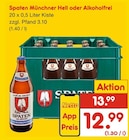 Münchner Hell von Spaten für 12,99 € bei Netto Marken-Discount im Angebot Münchner Hell von Spaten im aktuellen Netto Marken-Discount Prospekt