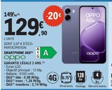 Smartphone a6x - OPPO en promo chez E.Leclerc Issy-les-Moulineaux à 129,90 €