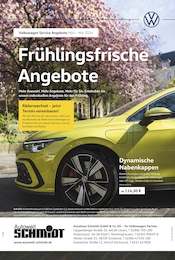 Aktueller Volkswagen Werkstatt & Auto Prospekt in Oer-Erkenschwick und Umgebung, "Frühlingsfrische Angebote" mit 1 Seite, 01.03.2024 - 31.05.2024