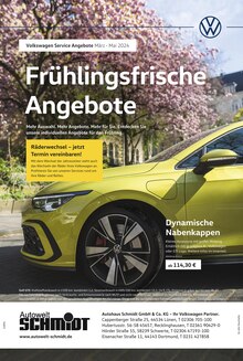 Volkswagen Prospekt Frühlingsfrische Angebote mit  Seite in Oer-Erkenschwick und Umgebung