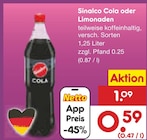 Cola oder Limonaden Angebote von Sinalco bei Netto Marken-Discount Olpe für 0,59 €