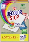 LINGETTES PROTECTION COULEUR ECO 2X22 - DÉCOLOR STOP en promo chez Netto LINGETTES PROTECTION COULEUR ECO 2X22 - DÉCOLOR STOP dans le catalogue Netto