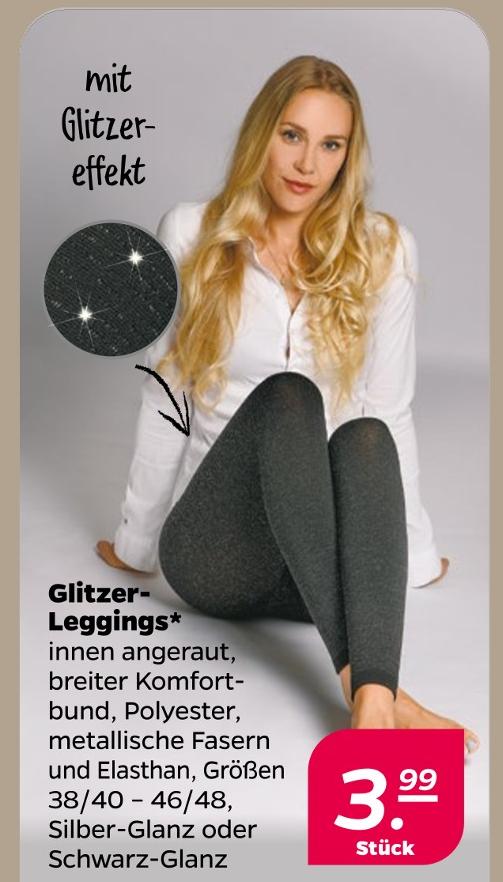 Glitzer-Leggings