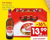 Früh Kölsch bei Netto Marken-Discount im Prospekt "" für 13,99 €