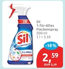 1-Für-Alles Fleckenspray von Sil für 2,59 € bei budni im Angebot 1-Für-Alles Fleckenspray von Sil im aktuellen budni Prospekt