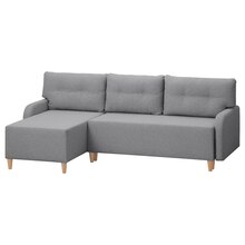 3er-Bettsofa mit Récamiere hellgrau Mit Récamiere hellgrau Angebot in Groß Ammensleben im aktuellen Prospekt bei IKEA in Groß Ammensleben